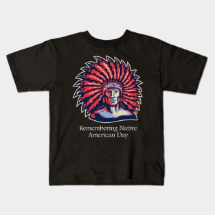 American Indian Chief Kids T-Shirt